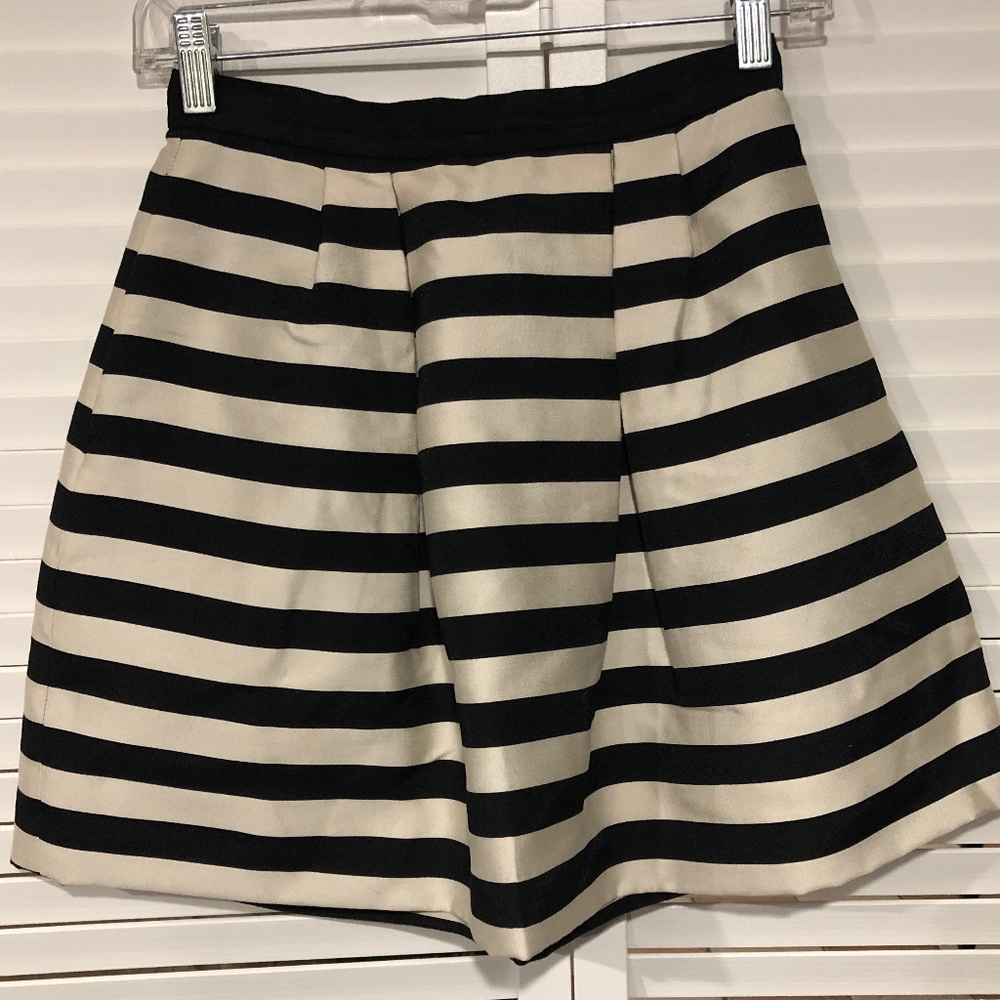 H&M Striped Skater Skirt